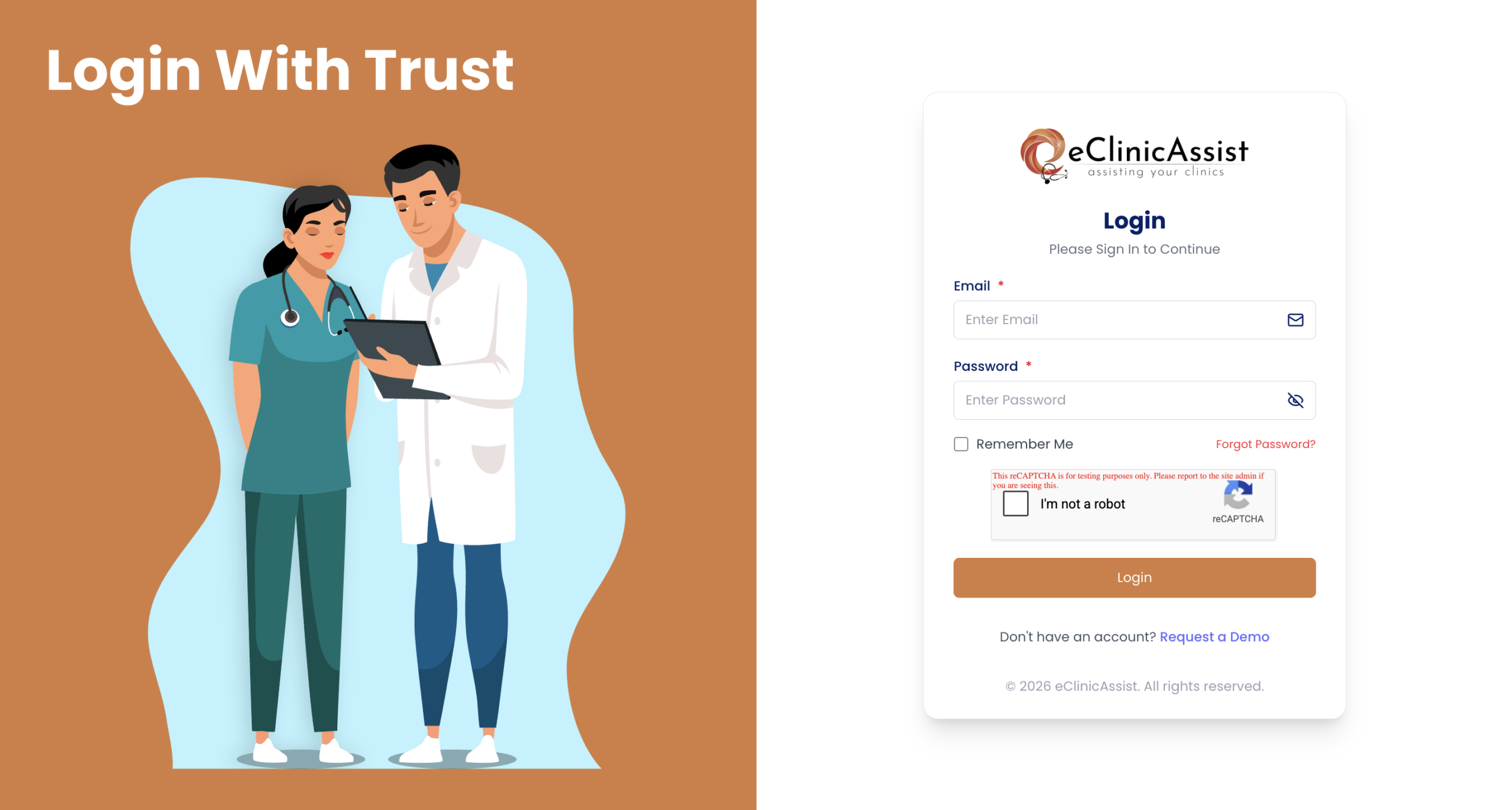 eClinicAssist project preview